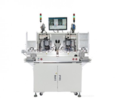 Automatic welding double-station machine